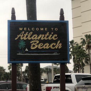 Welcome to atlantic beach sign.